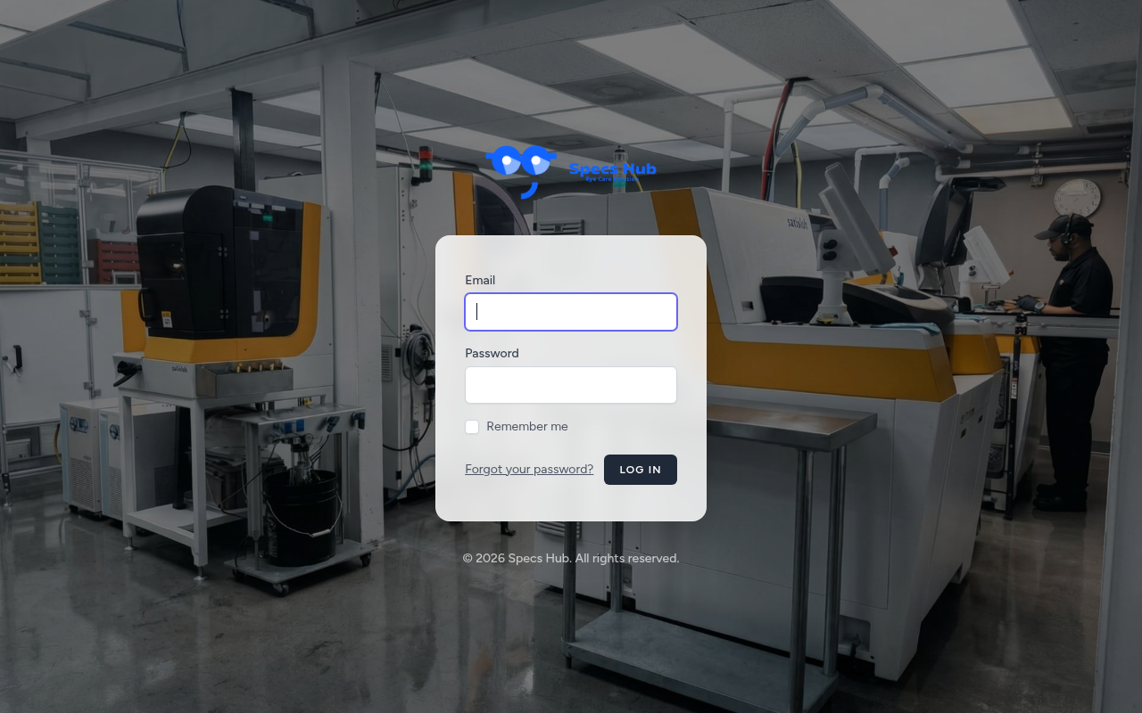 Rx Portal desktop login